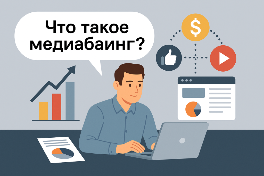 Иллюстрация процесса медиабаинга